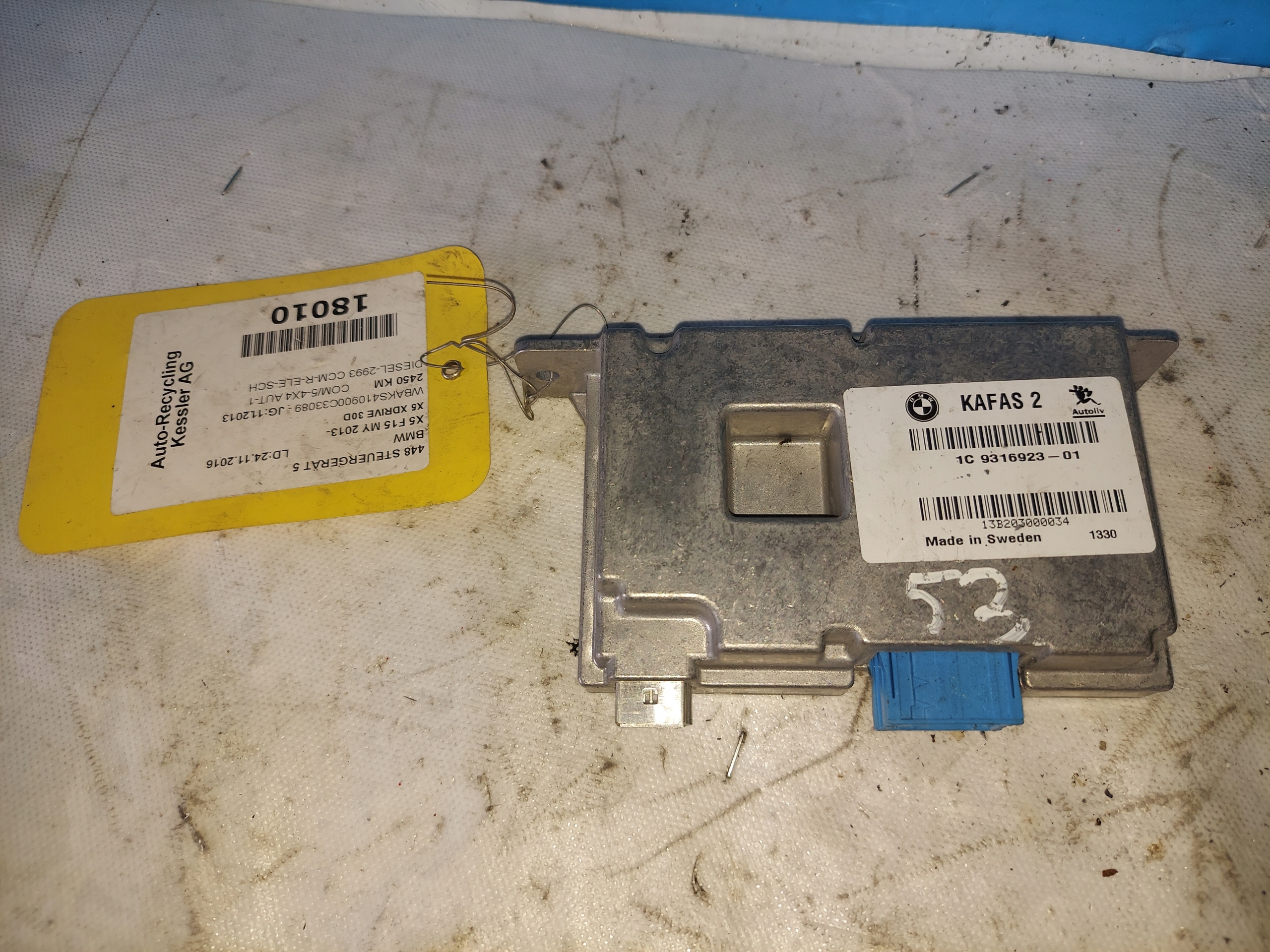 module control unit KAMERY BMW X5 F15 1c931692301