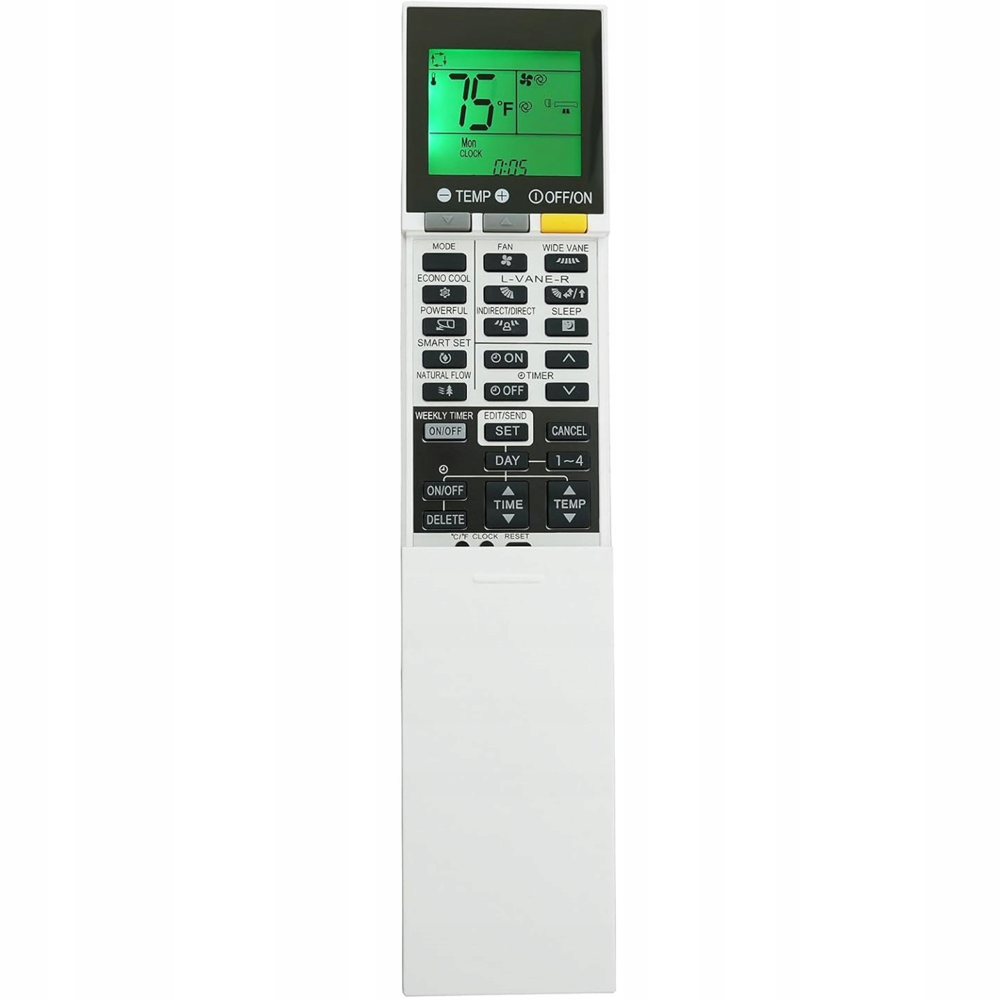Dálkový Ovladač SG15C Pro Klimatizace Mitsubishi Bílý