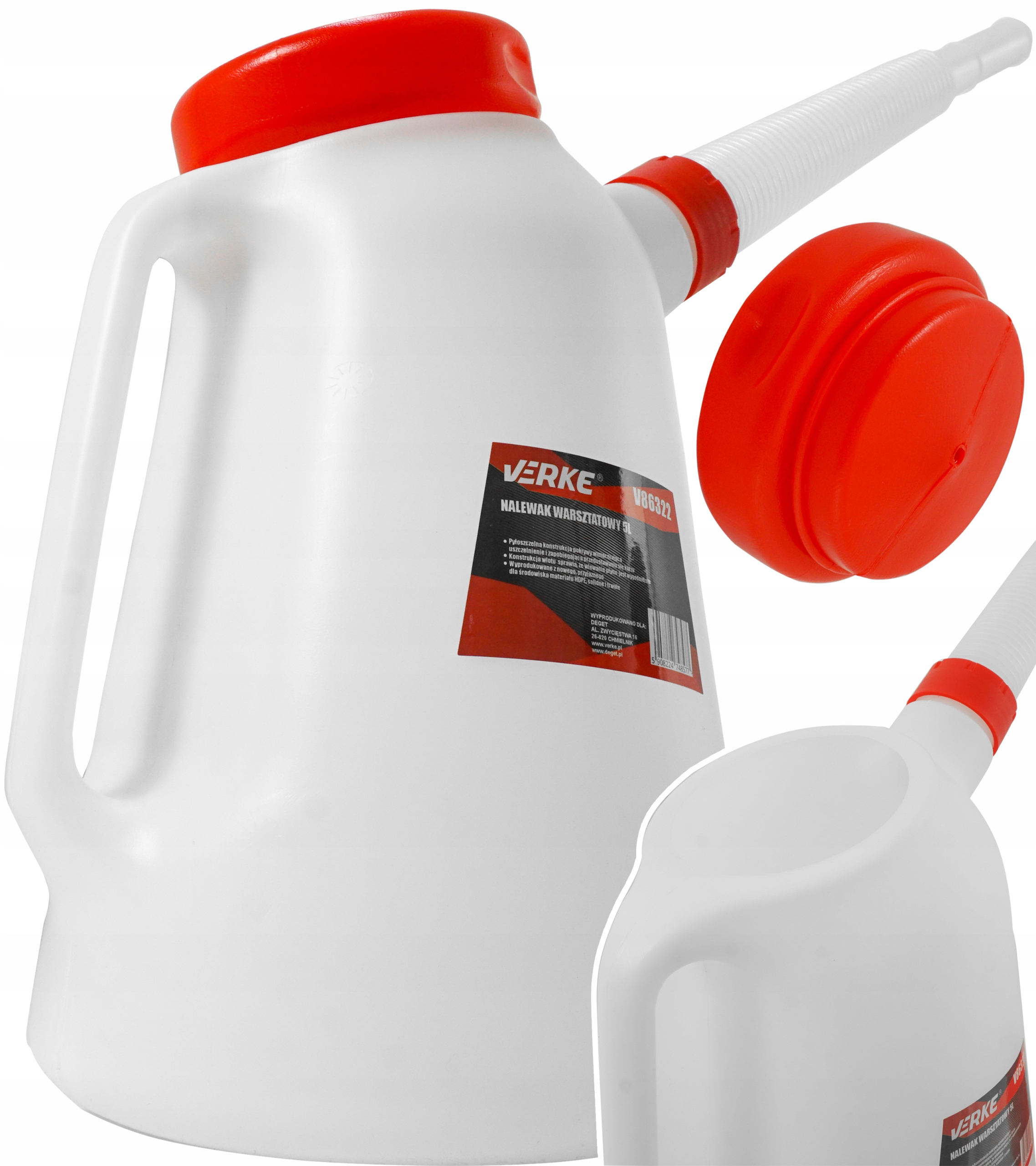 NALEWAK WARSZTATOWY KONEWKA DO OLEJU 5L LEJEK VE
