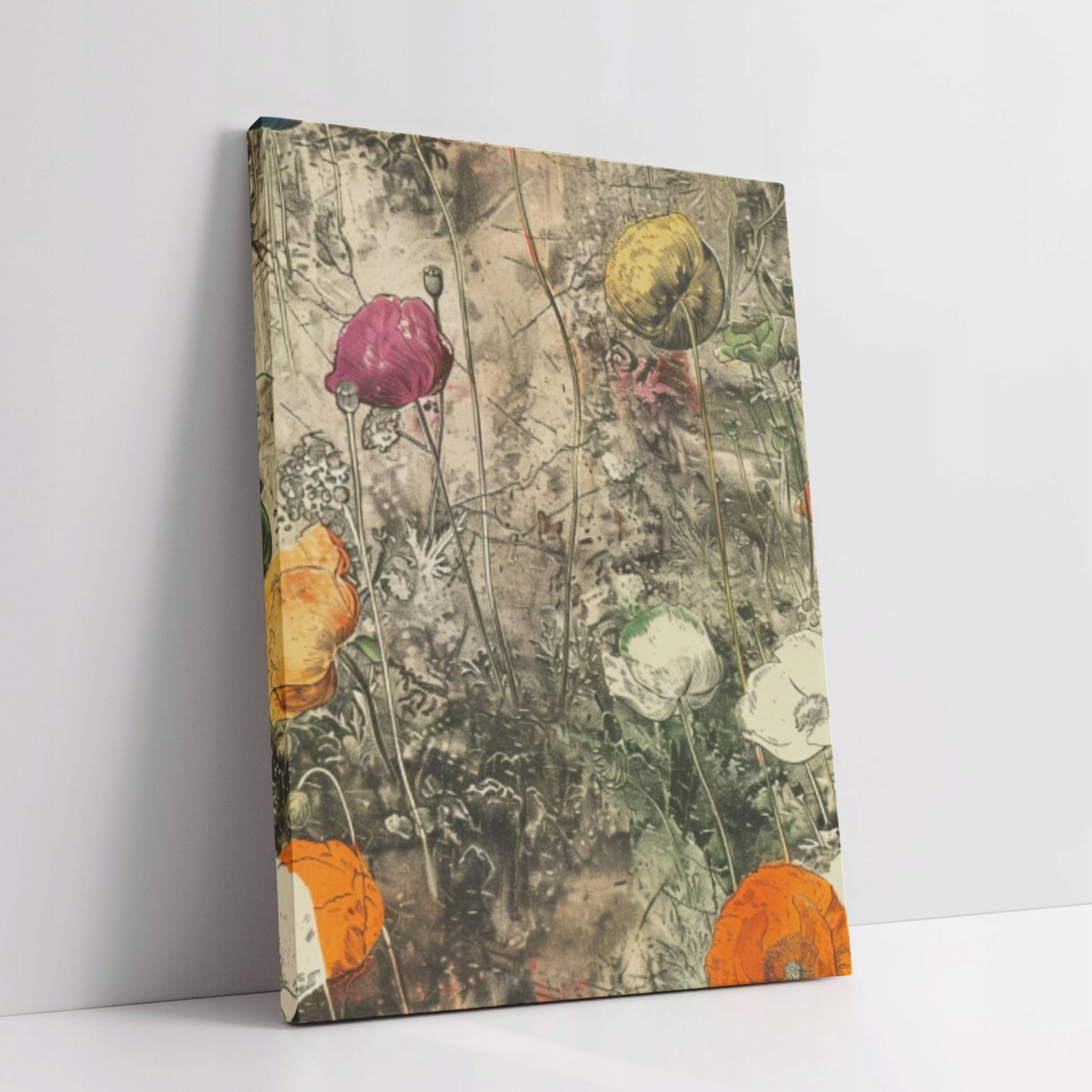 Obraz na plátně Zahrada máků květiny minimalismus do domu obývacího pokoje 90x120