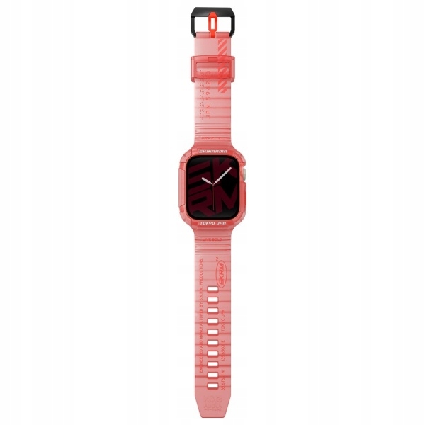 Skinarma pasek+etui Saido 2in1 Apple Watch 45/44mm czerwony/red