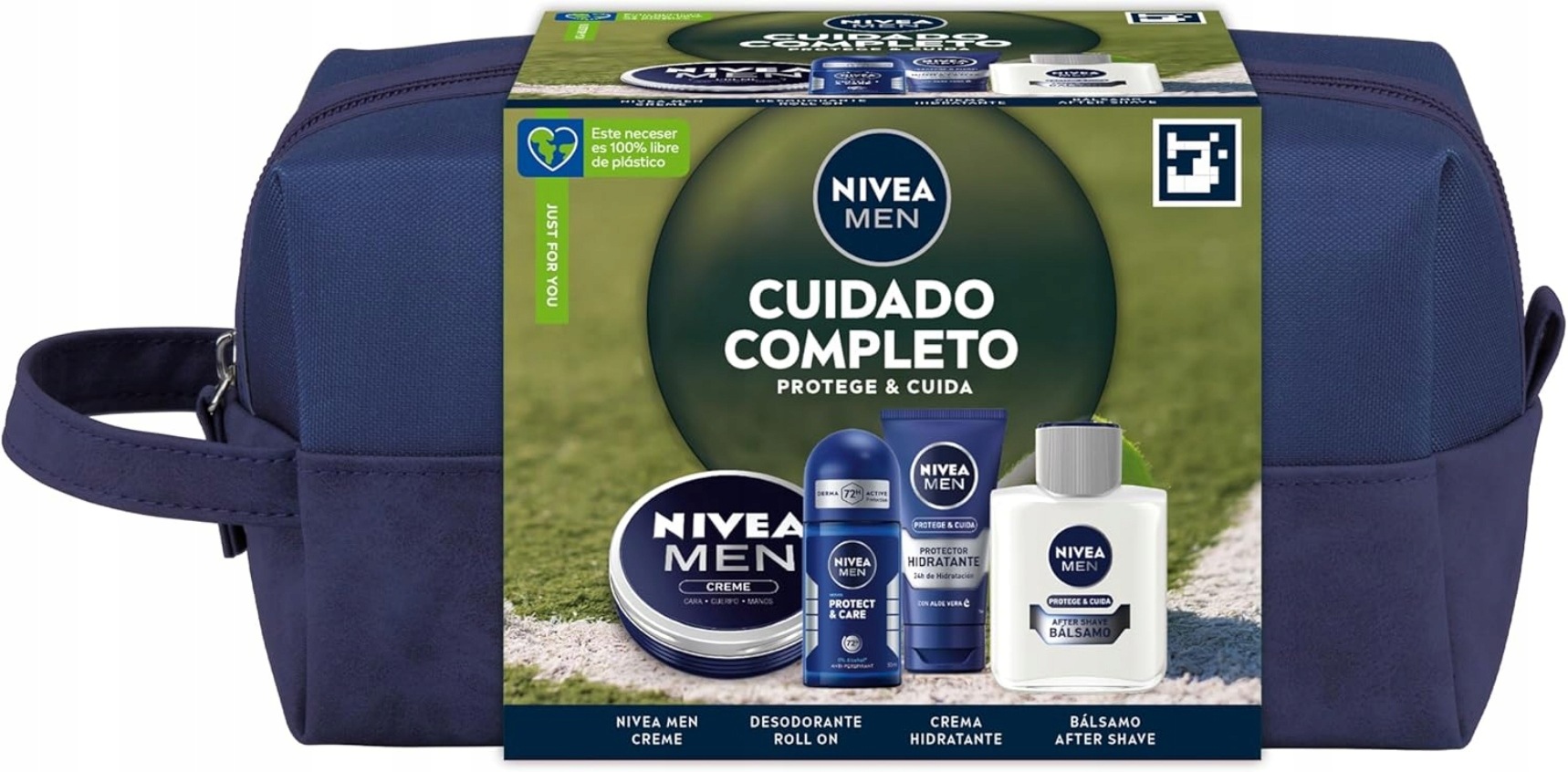 Men Cuidado Completo Zestaw Prezentowy Kosmetyczka +kosmetyki 4 El