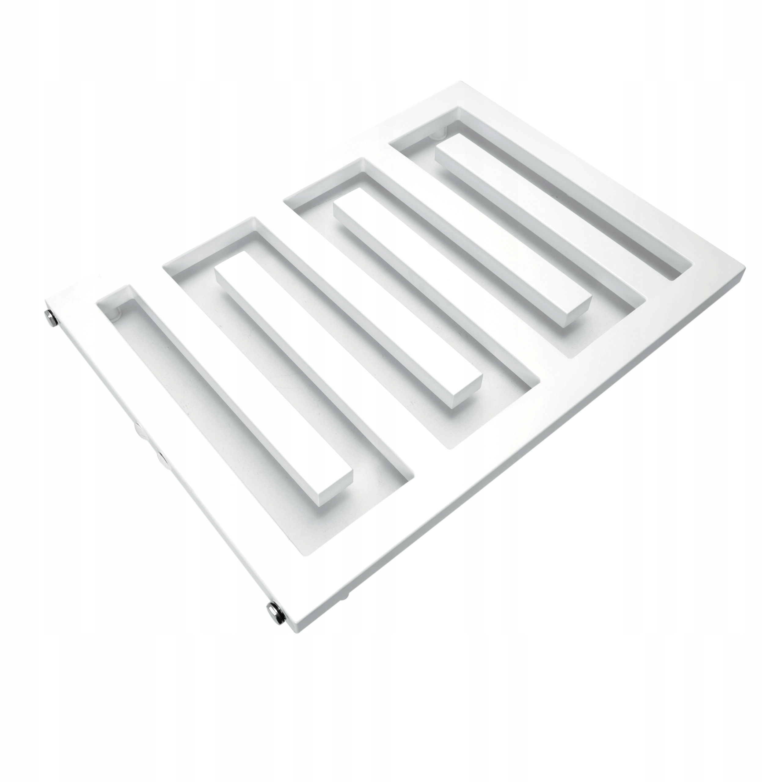 Grzejnik dekoracyjny ozdobny biały 55x55 Meander Wysokość 550 mm