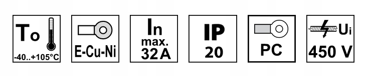 SZYBKOZŁĄCZKA PRZELOTOWA 4mm2 OTWIERANA SZYNE TH Marka Tracon
