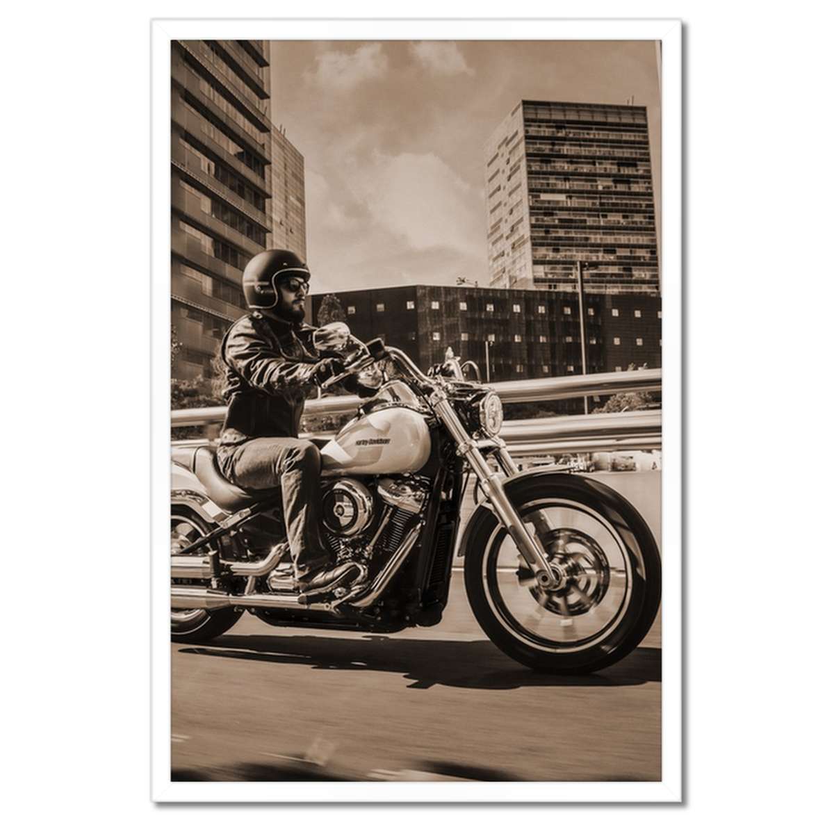 Plakáty v rámu 40x60 Harley Davidson Motocykl