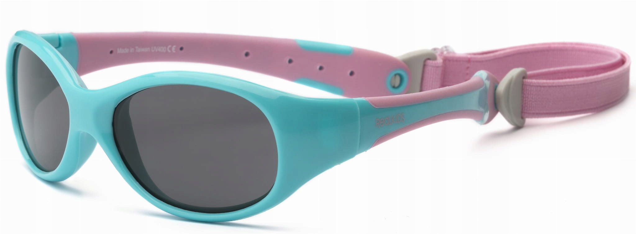 Okulary Przeciwsłoneczne Dziecięce Real Shades Explorer - Aqua and Pink 2+ Marka Inna marka