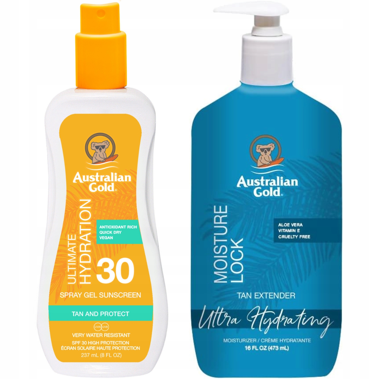 Australian Gold Gel Ve Spreji s filtrem Spf 30 Moisture Lock 473 ml