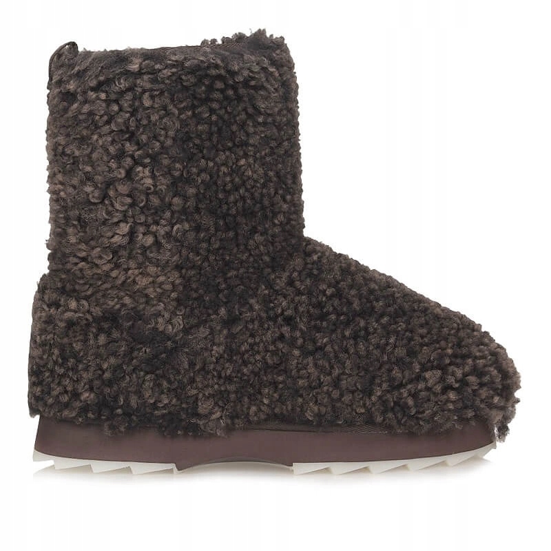 Zasouvací kotníkové boty a sněhule Emu Australia W13200 Sharky Lo Teddy Chocolate
