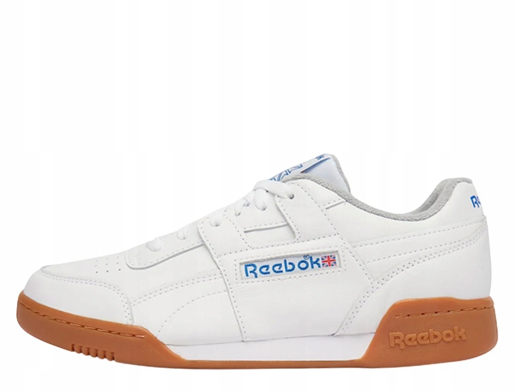 Buty miejskie Reebok Workout Plus skóra Białe 100244983 47