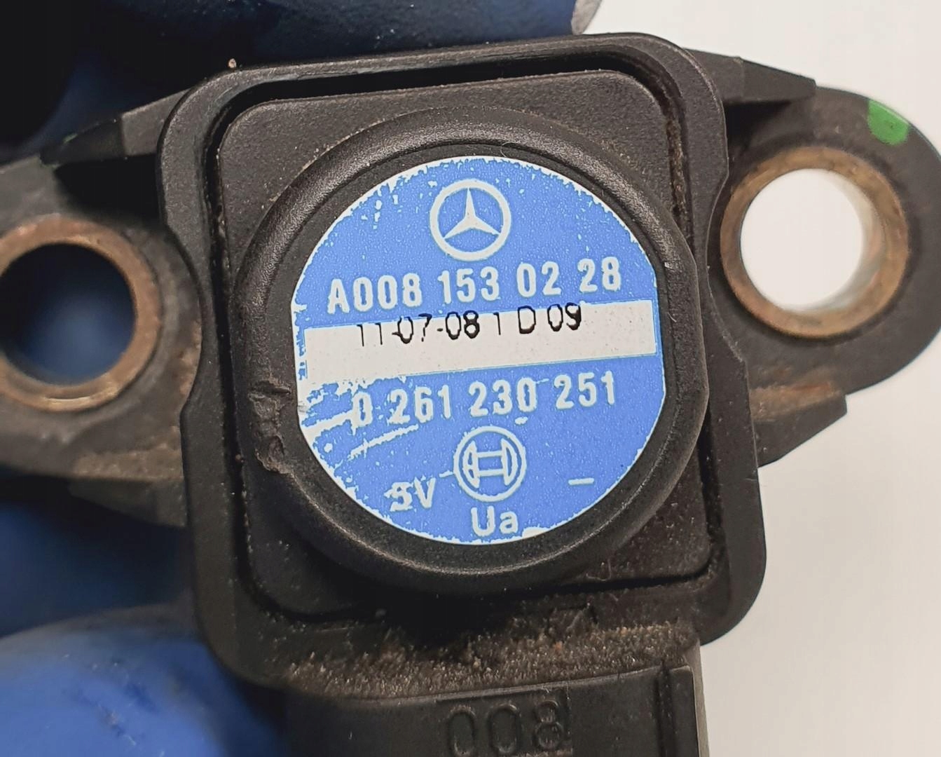 CZUJNIK MAP SENSOR MERCEDES W204 CGI A0081530228 Jakość części (zgodnie z GVO) O - oryginał z logo producenta pojazdu (OE)