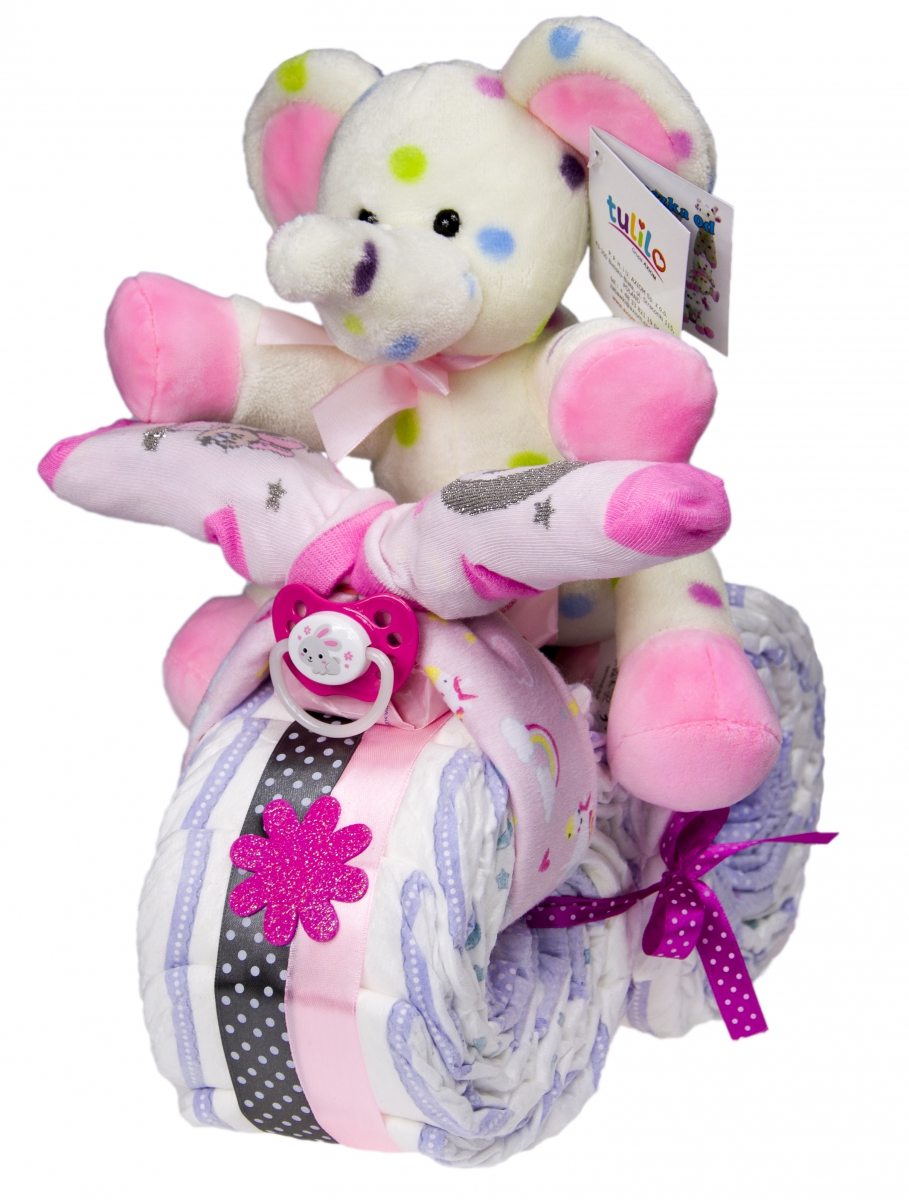 Kolo Slon dort z plenek 3 dárek