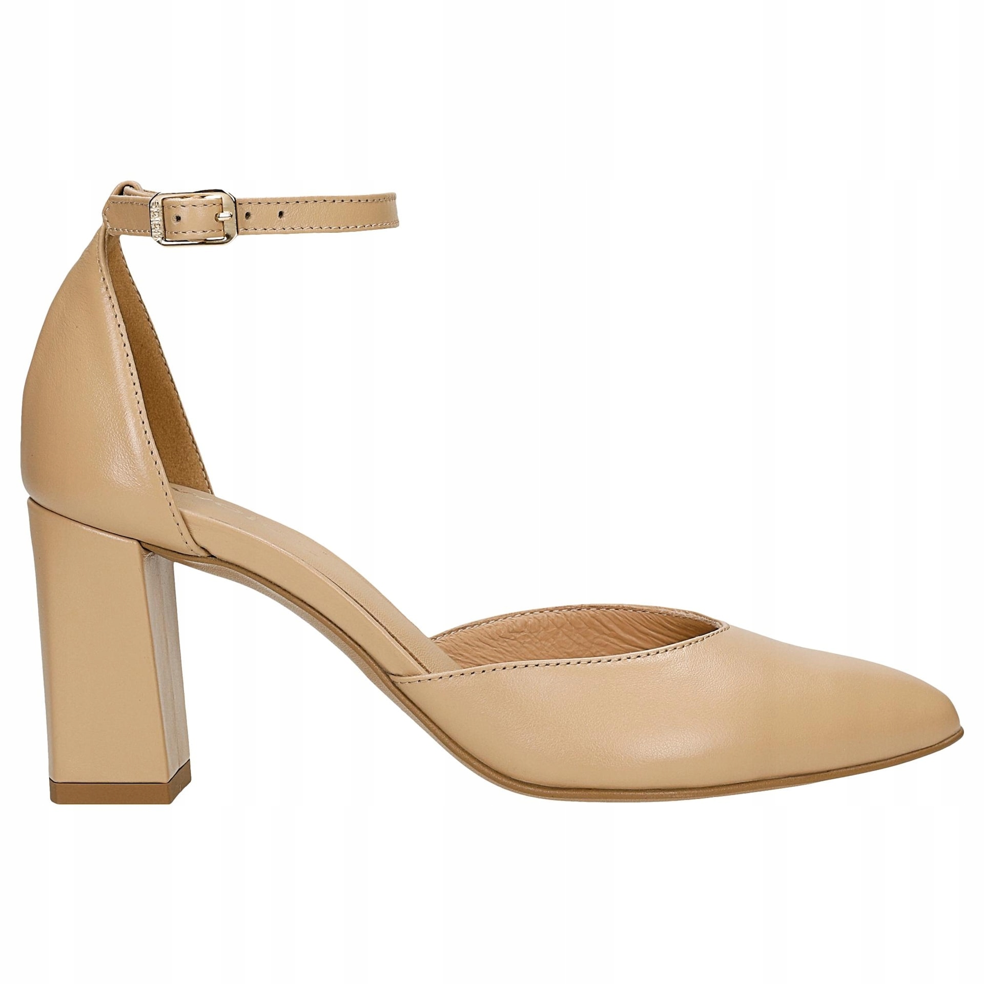 Béžové lodičky na vysokém podpatku vel.