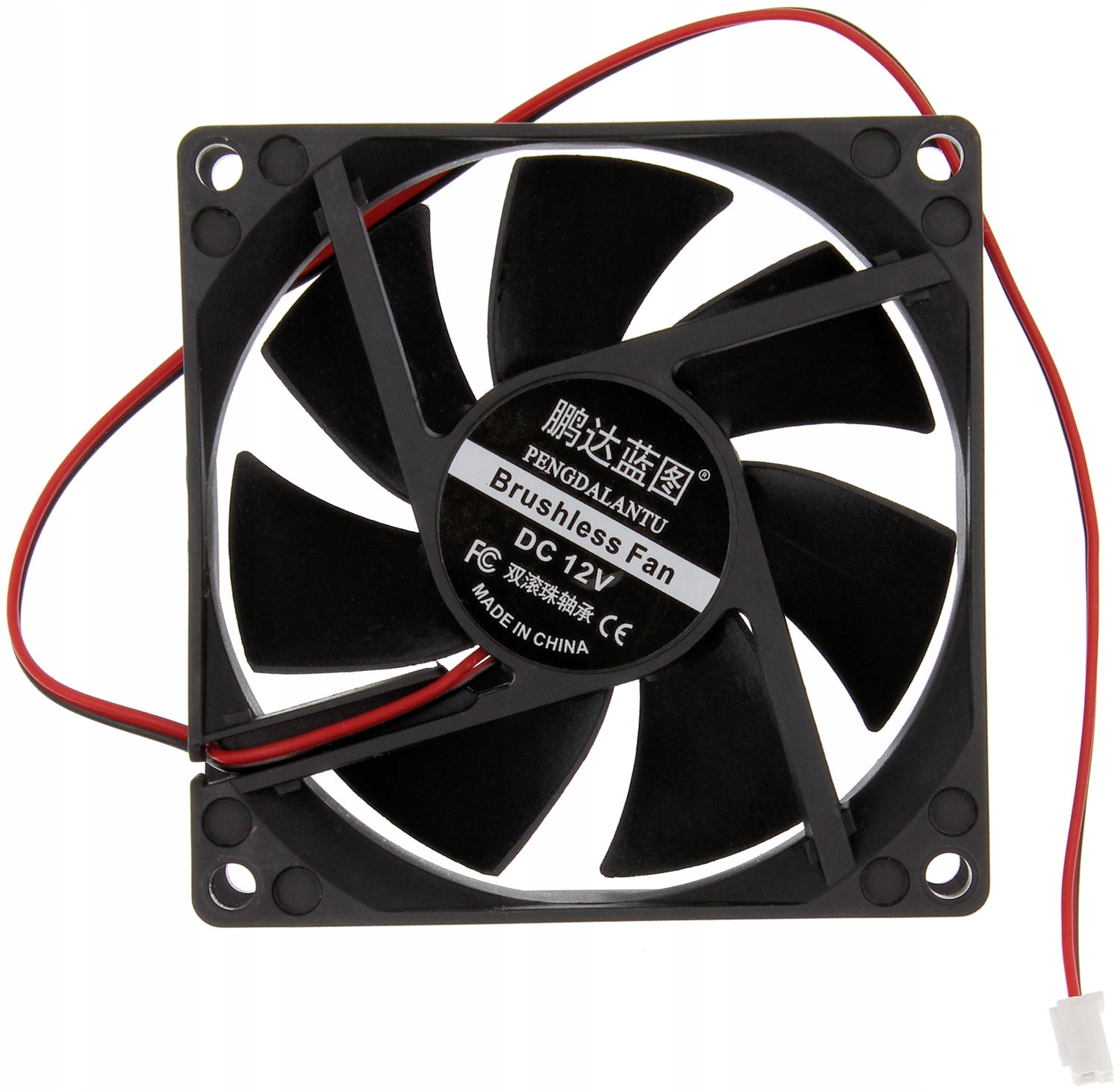 

Wentylator 80x80x25mm 12V Fan 8 Wiatrak 2Pin Łożys