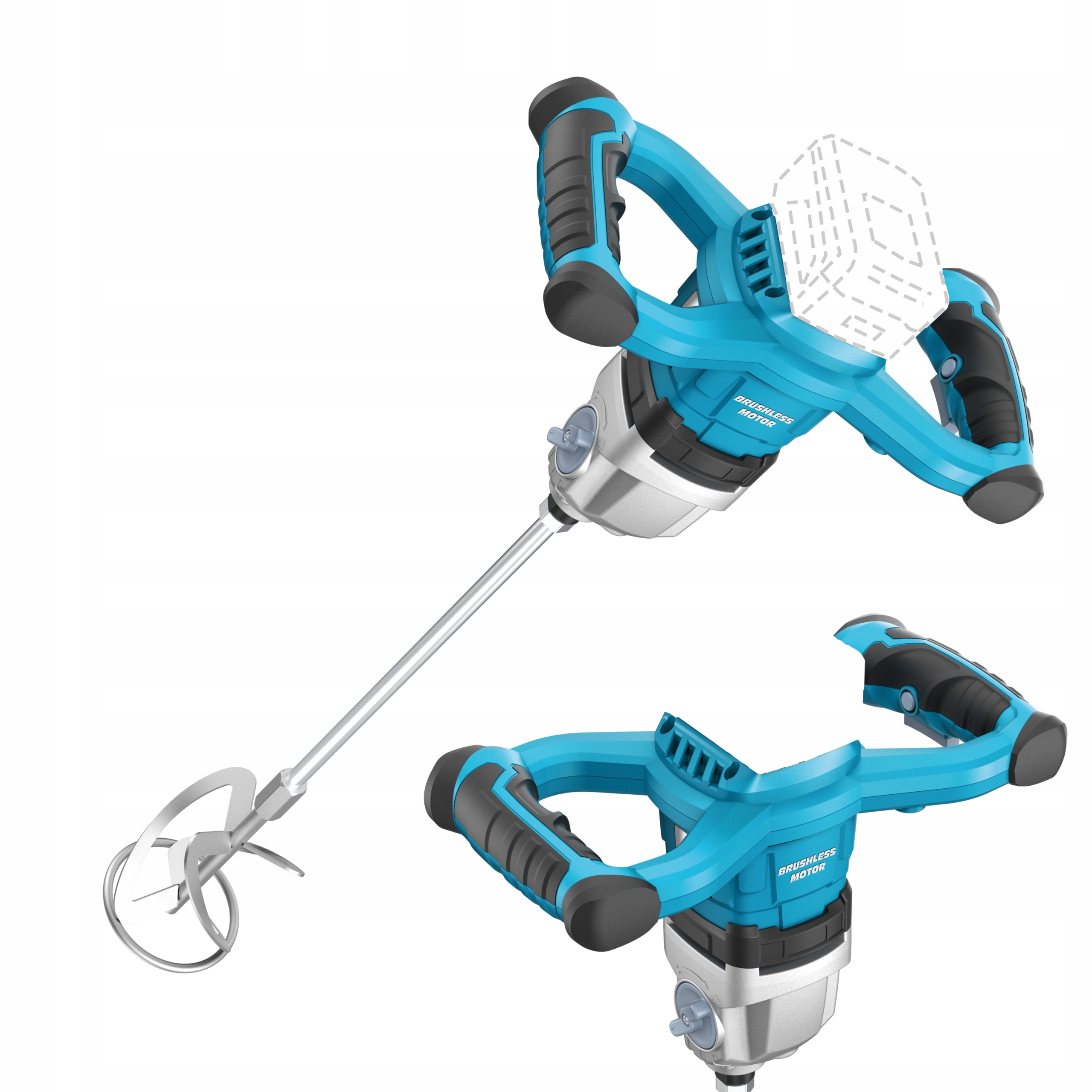 DEDRA MIESZADŁO DED7154 AKU 18V BEZSZCZOTKOWE +4Ah Zasilanie akumulatorowe