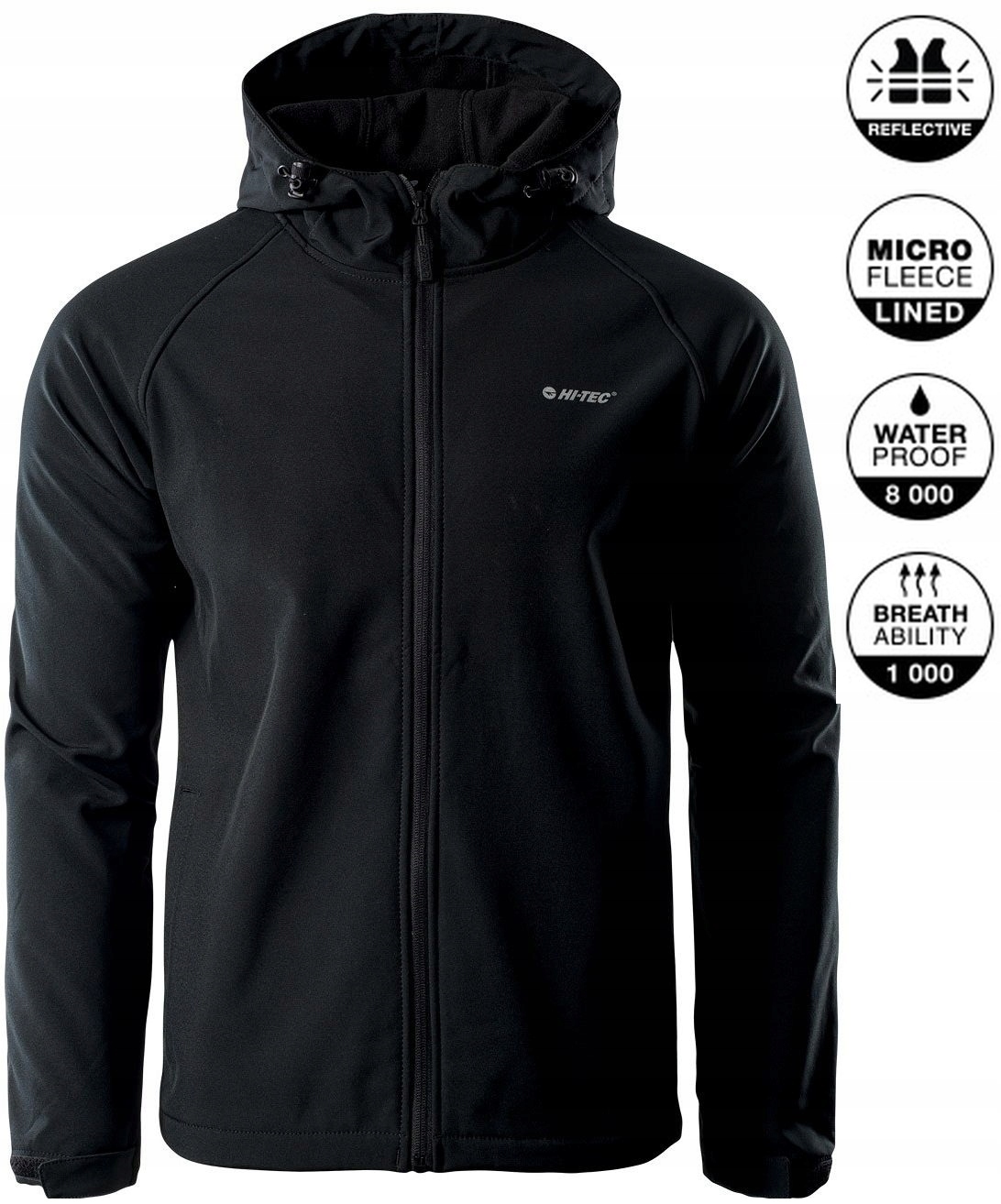 

Hi-tec Kurtka Softshell Męska Na Deszcz Wiatr Czar