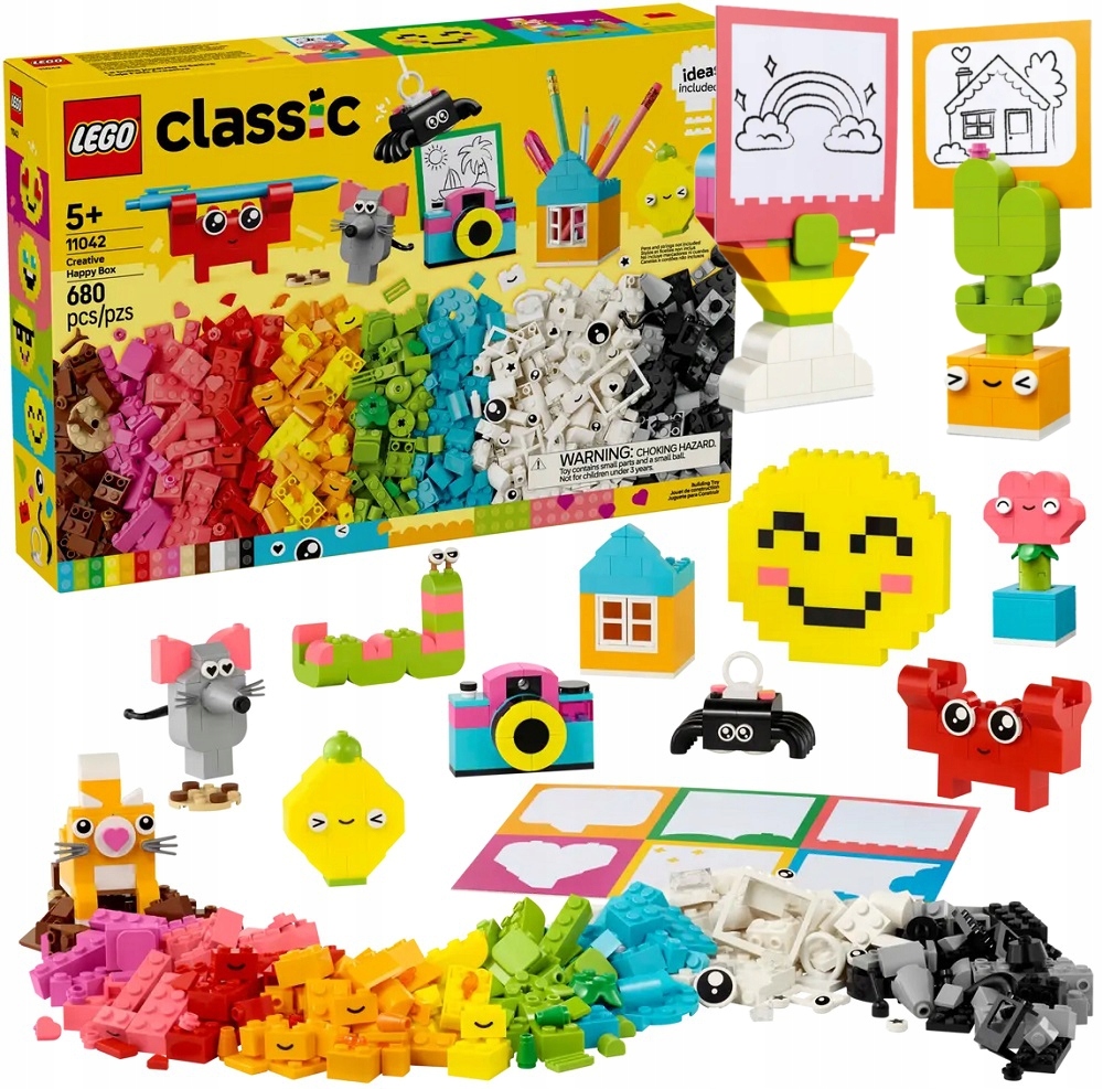 680 dílků stavebnice Lego Classic Kreativní krabička štěstí Ideas 11042