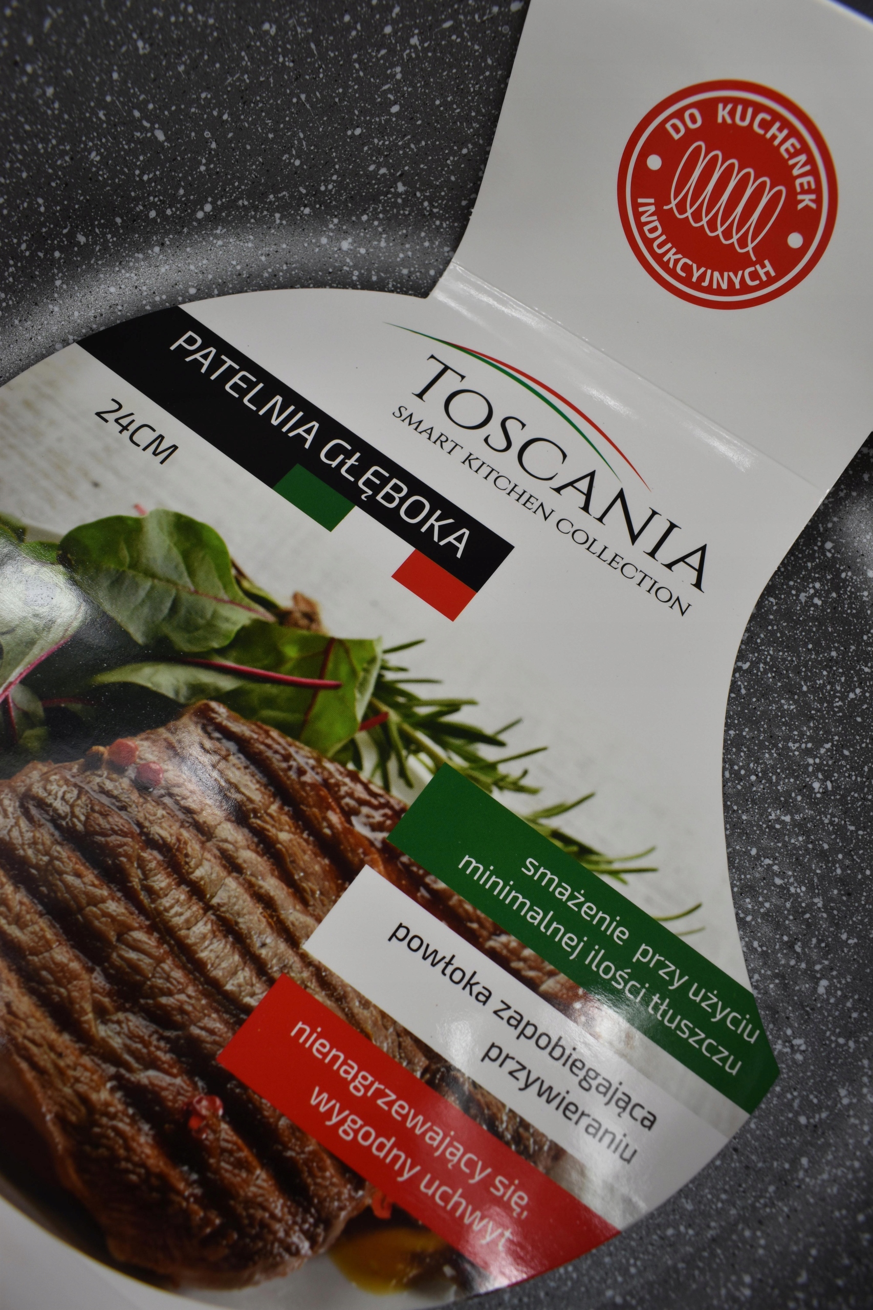 PATELNIA GŁĘBOKA TOSCANIA 24 cm, Smart Kitchen Kod producenta 5902639030944