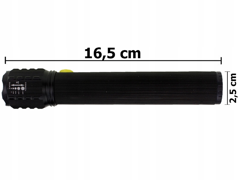 LATARKA TAKTYCZNA MYSLIWSKA LED BL-C63 z akumulatorem Zasilanie akumulatorowe