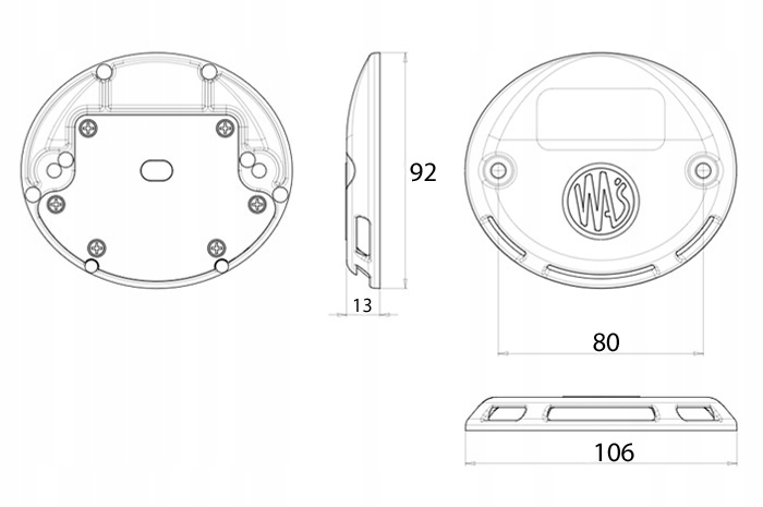 1126 - W151 лифт LED предупреждение вспышки света
