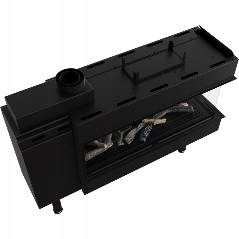 Wkład Kominek Gazowy KRATKI LEO 100 Tunel Propan 8,2kW REKUPERACJA Kod producenta LEO/100/T/LP