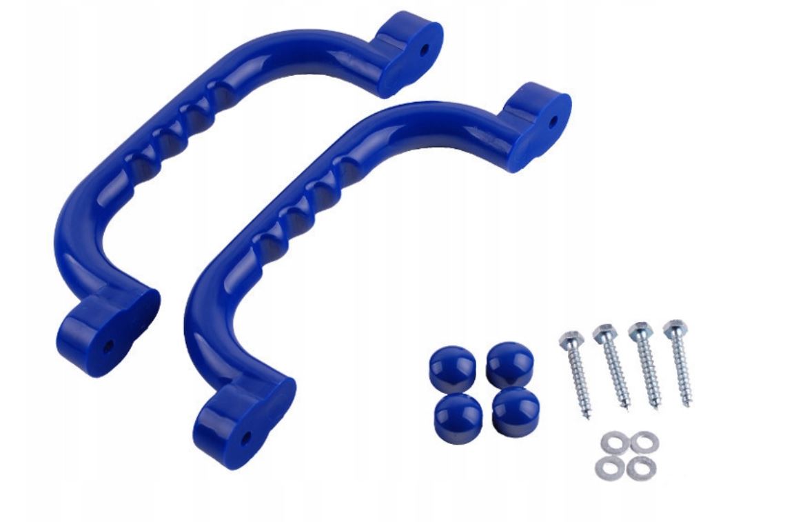 UCHWYTY RĄCZKI NA PLAC ZABAW 240 mm 2szt Z WKRĘTAMI RÓŻNE KOLORY Wysokość produktu 2 cm