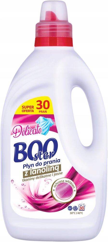 

Booster Delicate Płyn do Prania z Lanoliną 1,5L