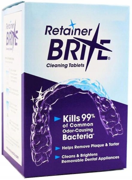 

Retainer Brite Tabletki Do Protez Aparatów 96szt