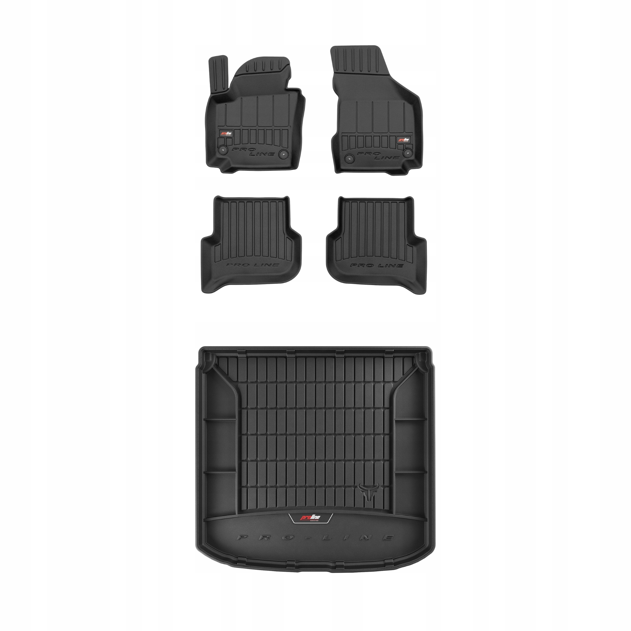 Frogum 3D Sada gumových koberců a rohože s logem pro Seat Altea XL 2004-2015