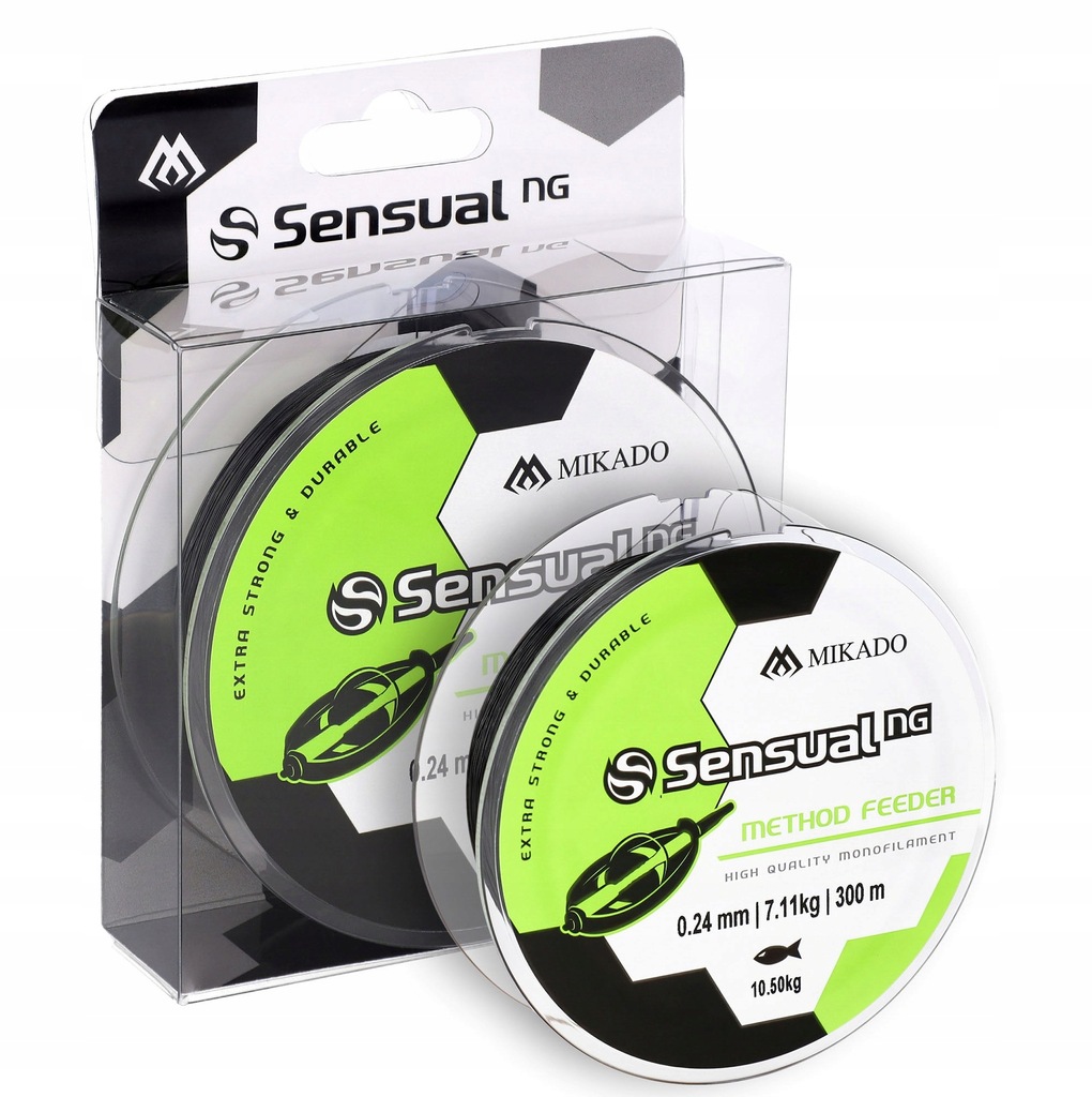 Żyłka Mikado Sensual Method Feeder 0.20mm 7.5kg 300m Czarna Gruntowa