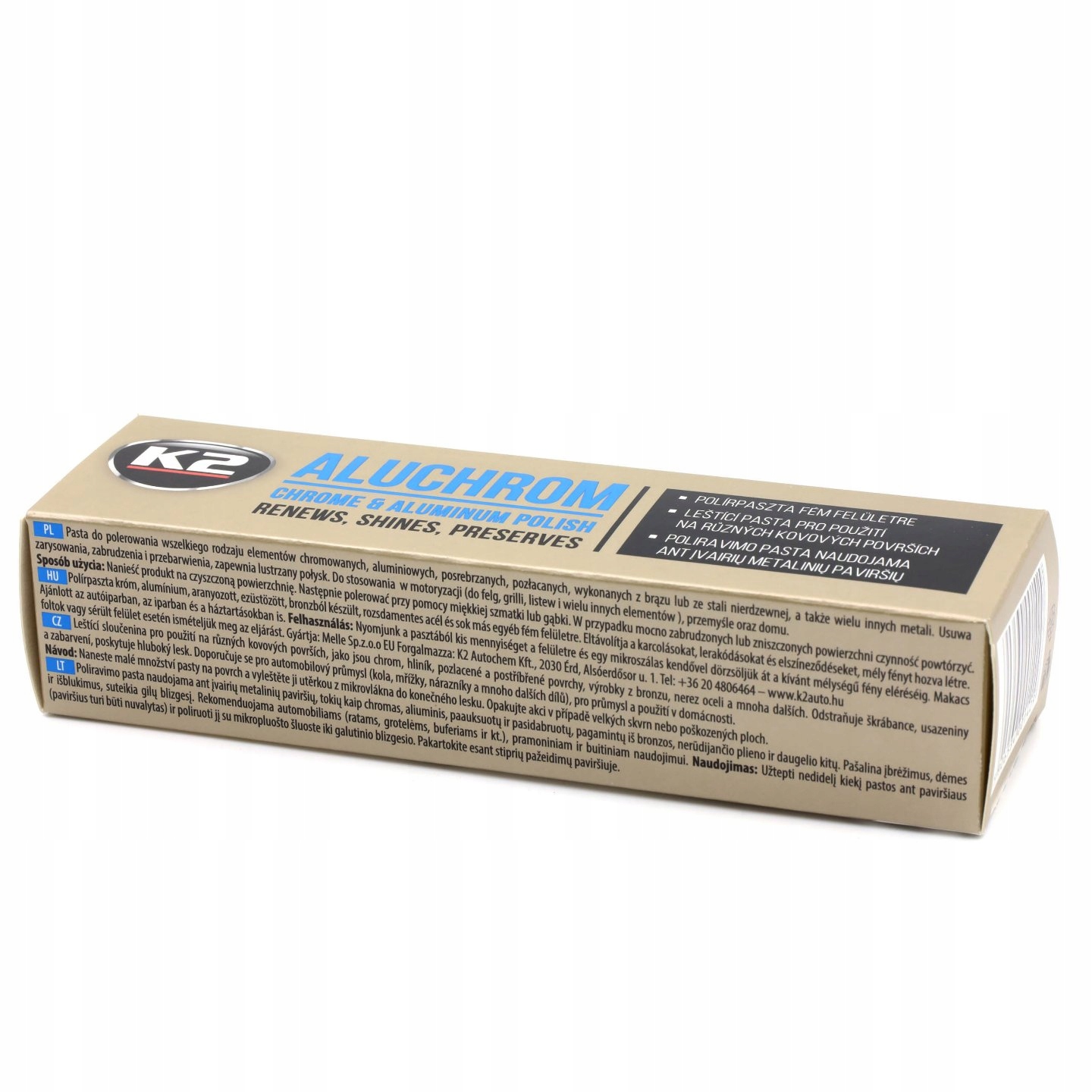 Pasta Polerska K2 Aluchrom K003 Stan opakowania oryginalne