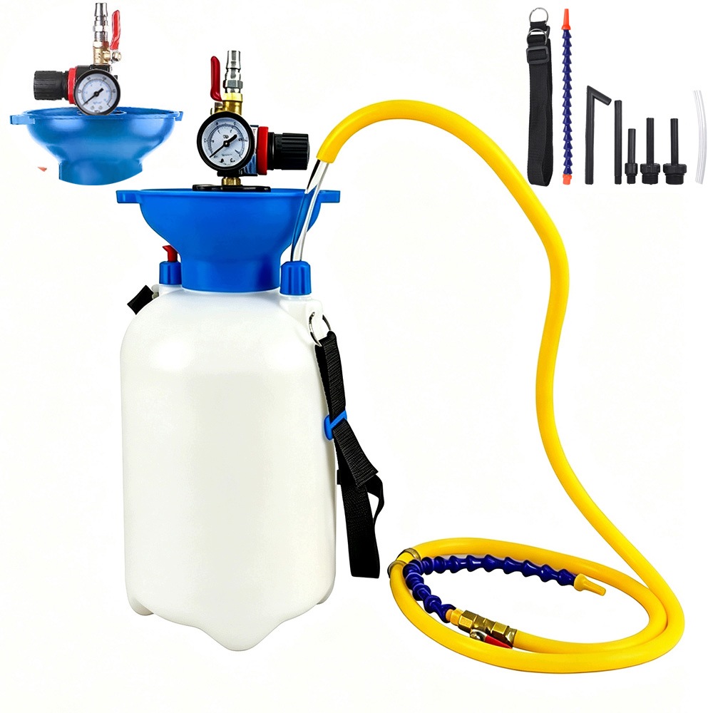 Pneumatická pumpa na výměnu oleje se sadou adaptérů 5L
