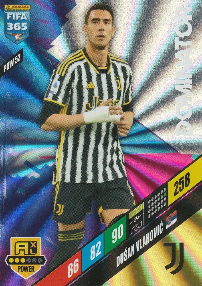 Adrenalyn XL 365 2024 POW52 Dušan Vlahović Panini