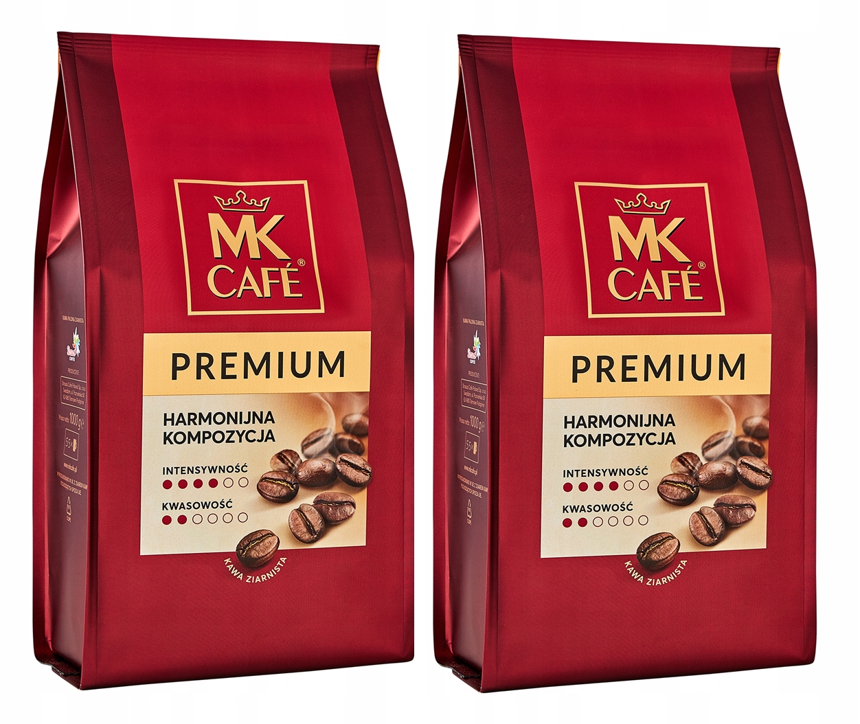Zestaw 2x Kawa ziarnista Mk Cafe Premium mieszana 1000 g