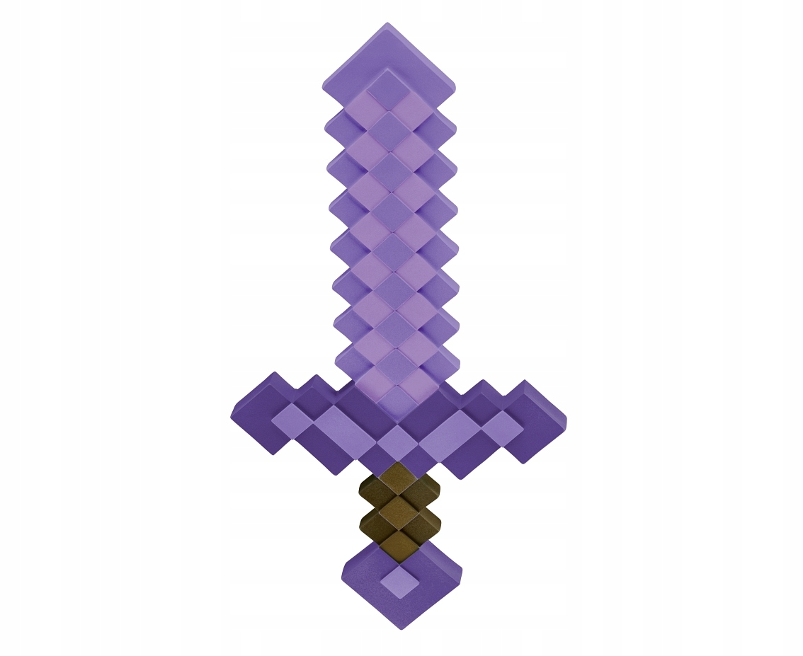 Miecz Minecraft Zaczarowany Fioletowy Akcesorium Replika Miecza Licencja Długość całkowita 51 cm