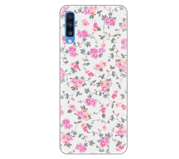 

Etui pokrowiec Samsung Galaxy A70 Kwiaty floral