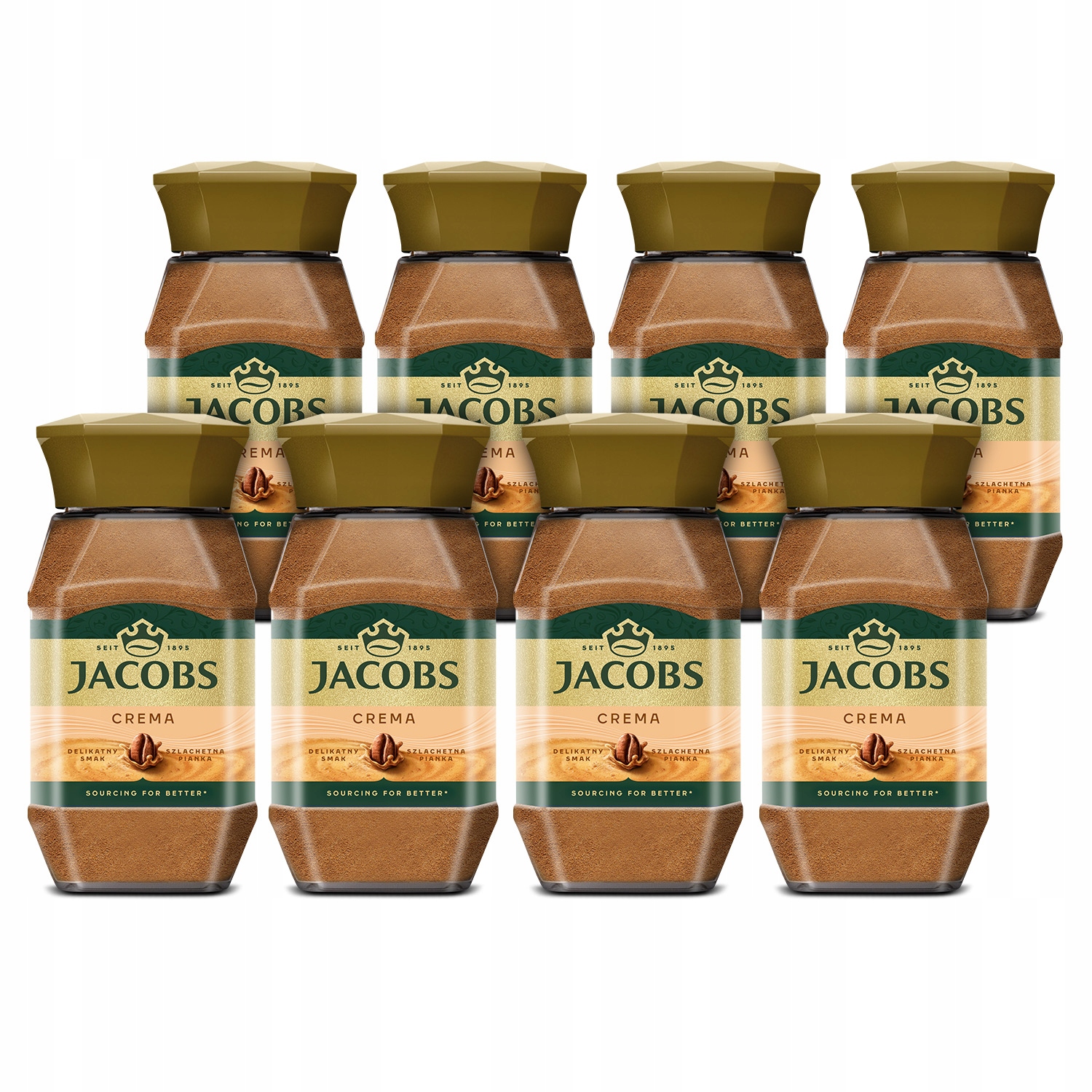 Kawa rozpuszczalna Jacobs Crema 8x 200g