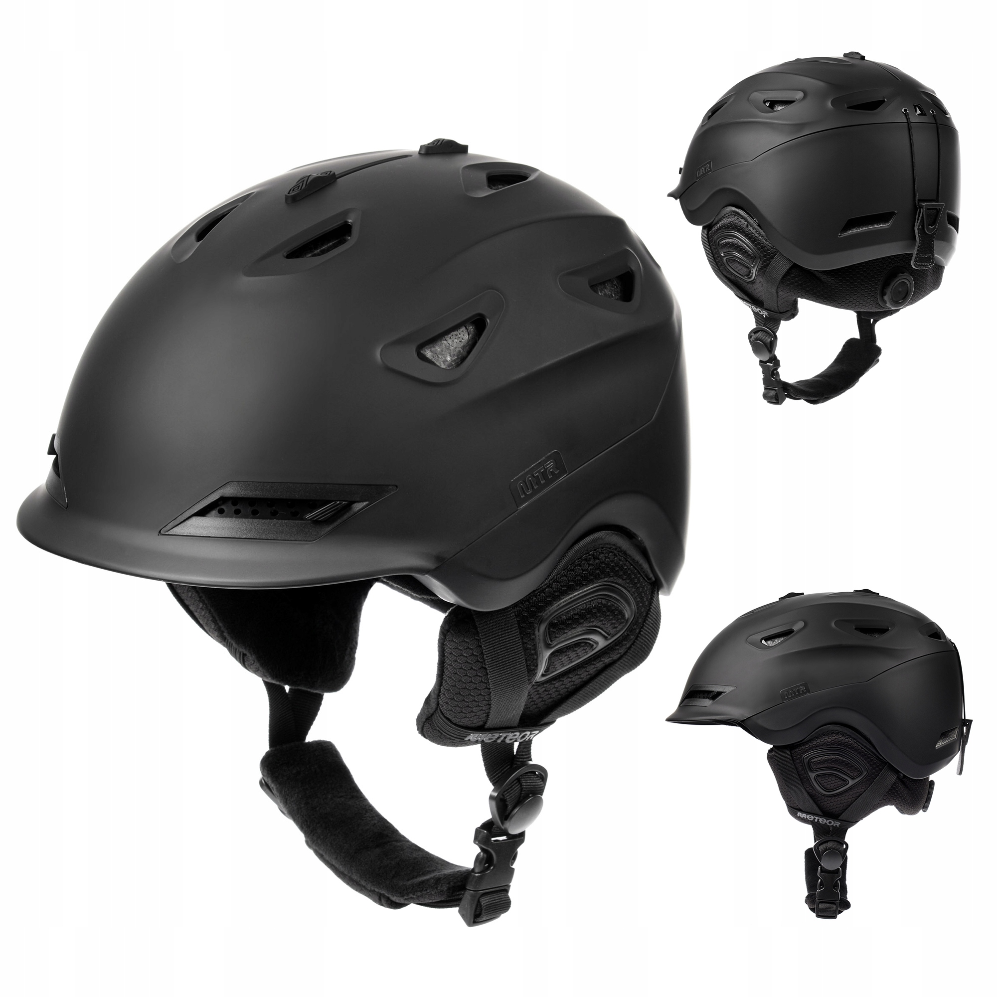 Lyžařská Přilba Snowboard Meteor Montara M 55-58 nastavitelná s kšiltem