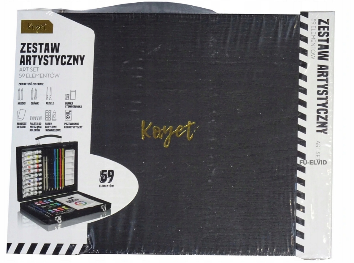 Zestaw artystyczny Kayet 59 elementów Marka Kayet