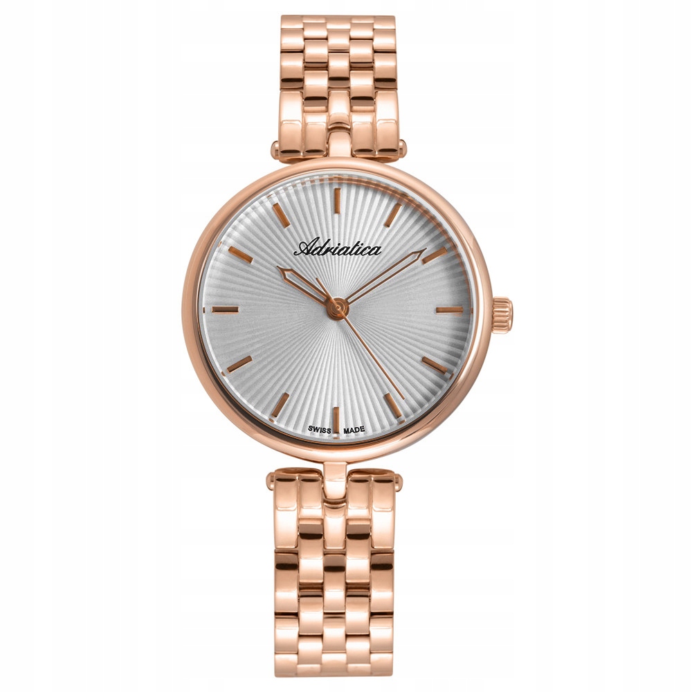 Dámské hodinky Adriatica A3743.9117Q růžové zlato