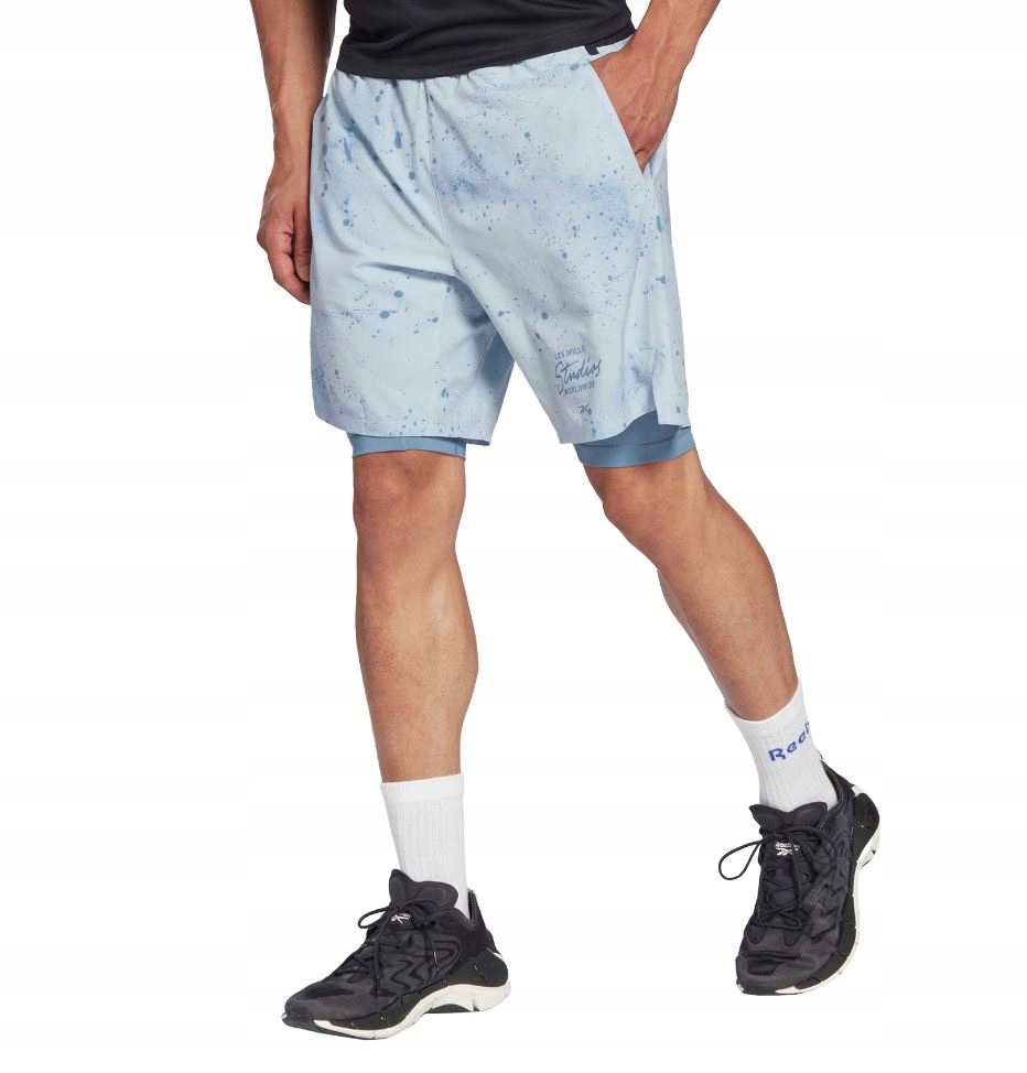 Reebok Kraťasy Sportovní Pánské Kraťasy Pod Kolena L 0A6A1_B* L 0A6