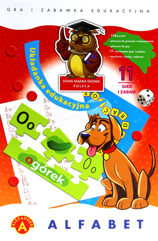 Alfabet Gra z literkami dla Dzieci Zabawka Naukowa dla Dziecka Planszówka