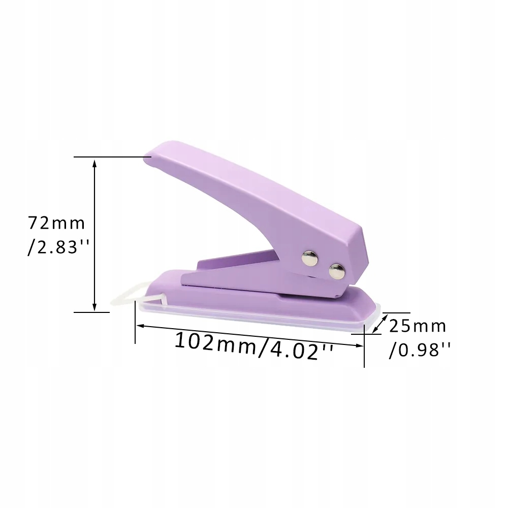 Single Hole Punch 3*15mm Oval Hole Hand-held Metal Hole Puncher
