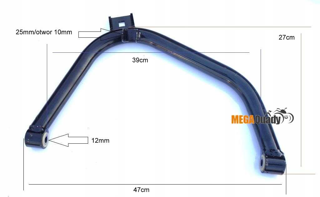 03547 - МАЯТНИК ВЕРХНИЙ ЛЕВЫЙ БАГГИ КАРТИНГ 150 200 250 НОВЫЙ