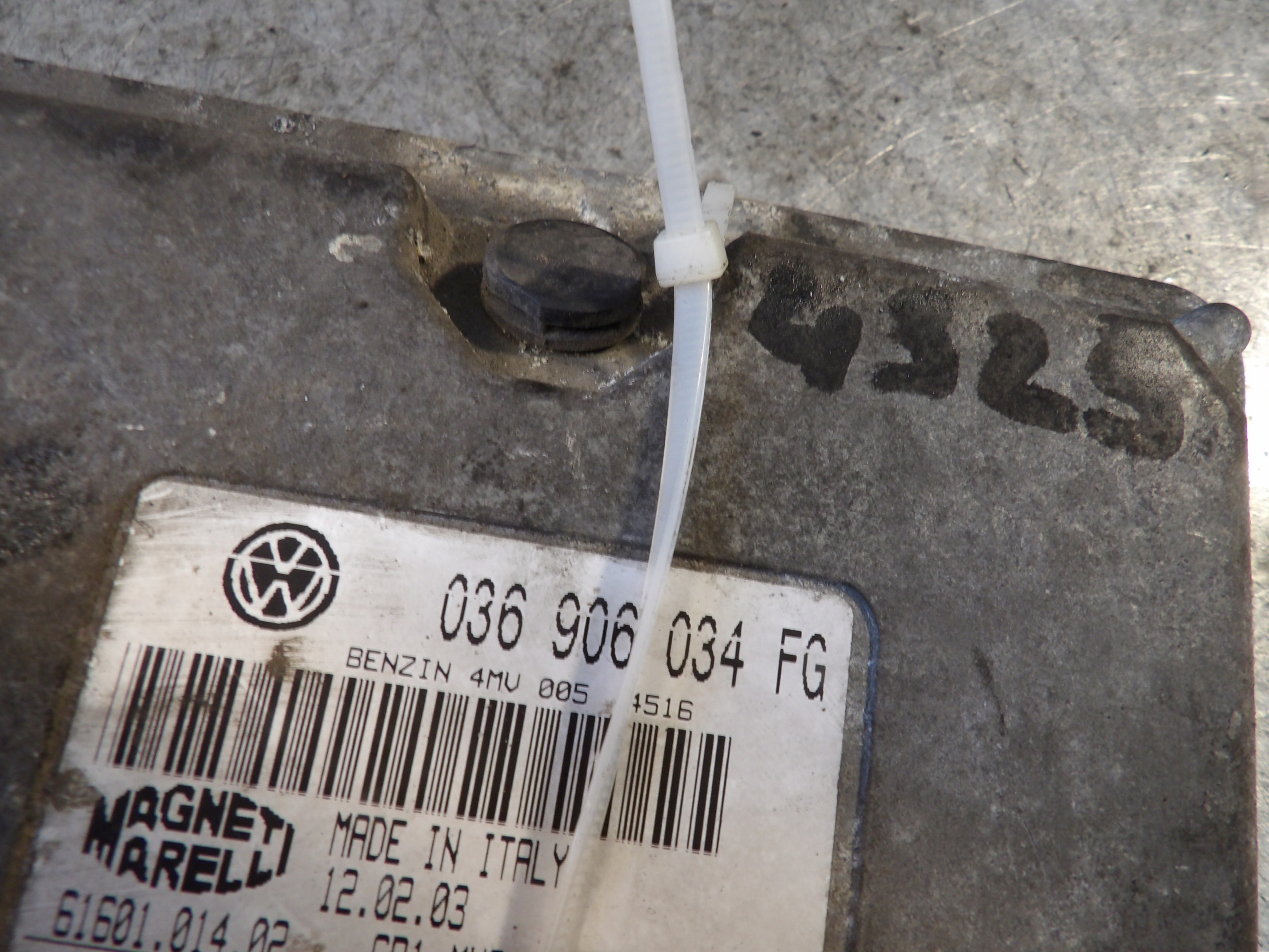 Skoda Fabia e computer, Centralina 036906034FG 6160101402 IAW4MVFG