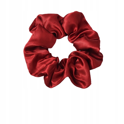 

Scrunchies Gumka Do Włosów Czerwona Satynowa