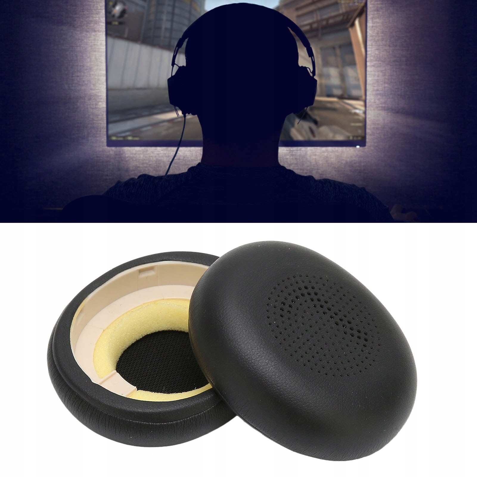 NAUSZNIKI GĄBKI DO EVOLVE2 65 MS UC JABRA ELITE45H Kod producenta SKU00523