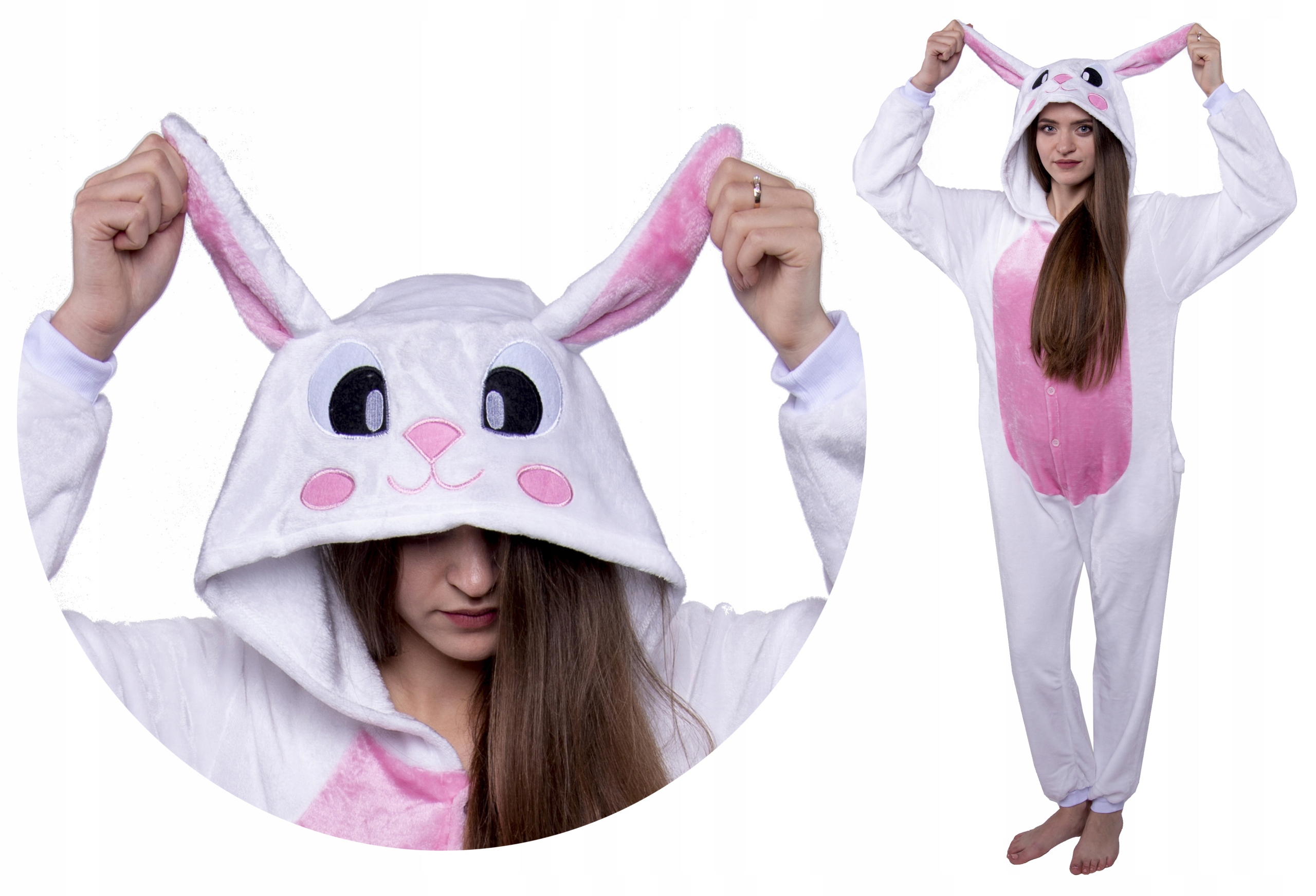 

Króliczek Królik Piżama Kigurumi Onesie 140