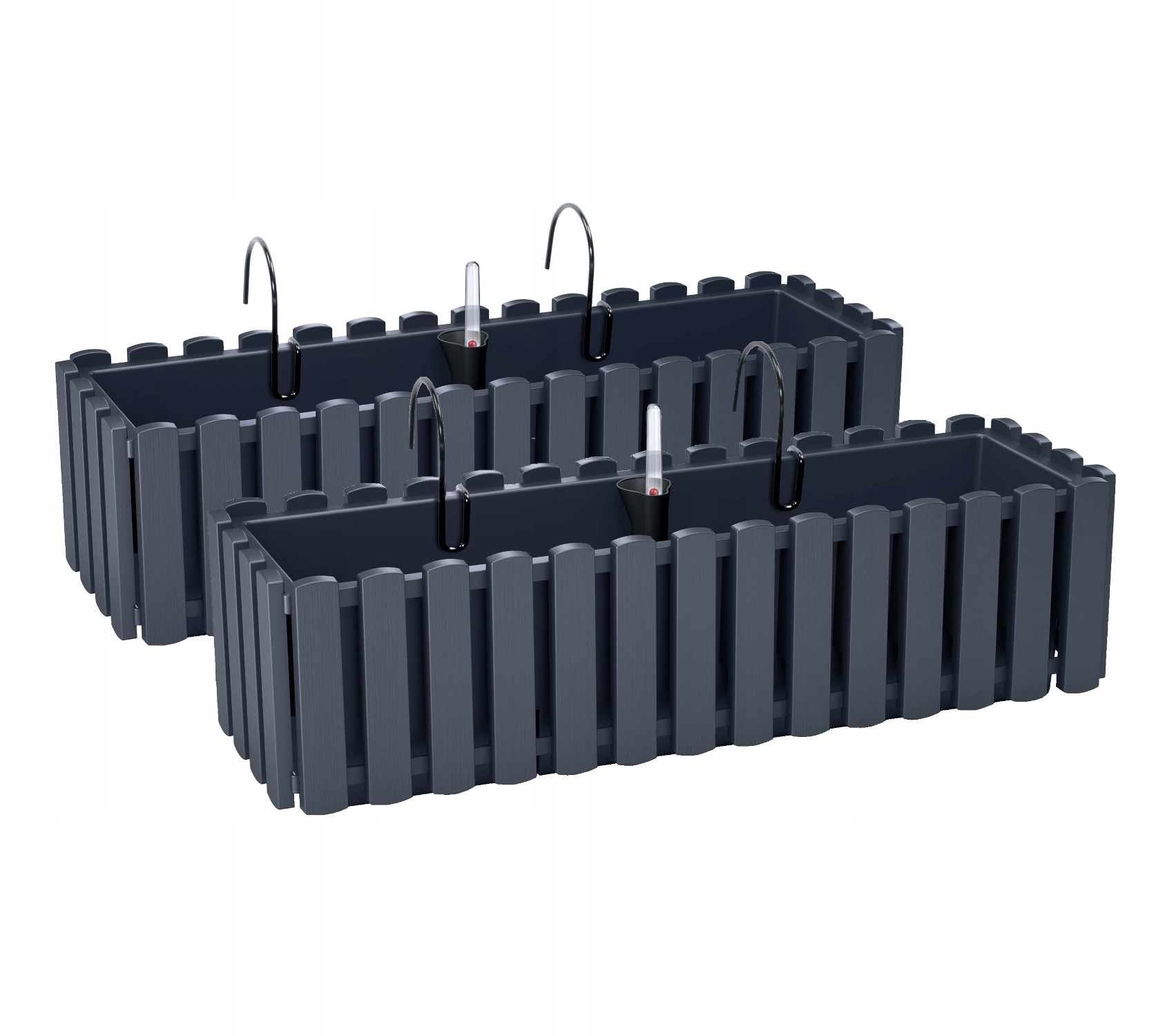 

2x Skrzynka Balkonowa DDEF600W Doniczka z Systemem