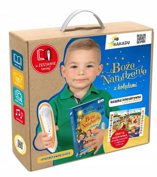 Książka Boże Narodzenie z kolędami z piórem KAKADU