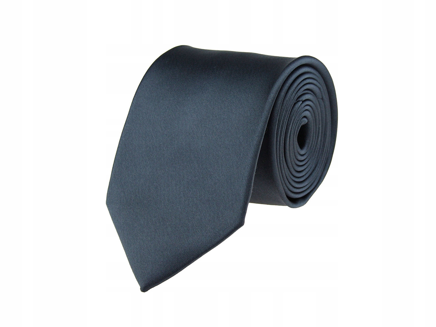 

Szeroki Krawat Męski Jednokolorowy 8 cm Grafitowy